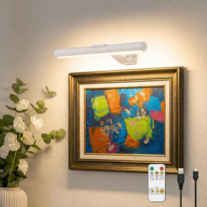 Cordless Battery Rechargeable Wall Art Light — Turns Any Wall Into a Gallery
